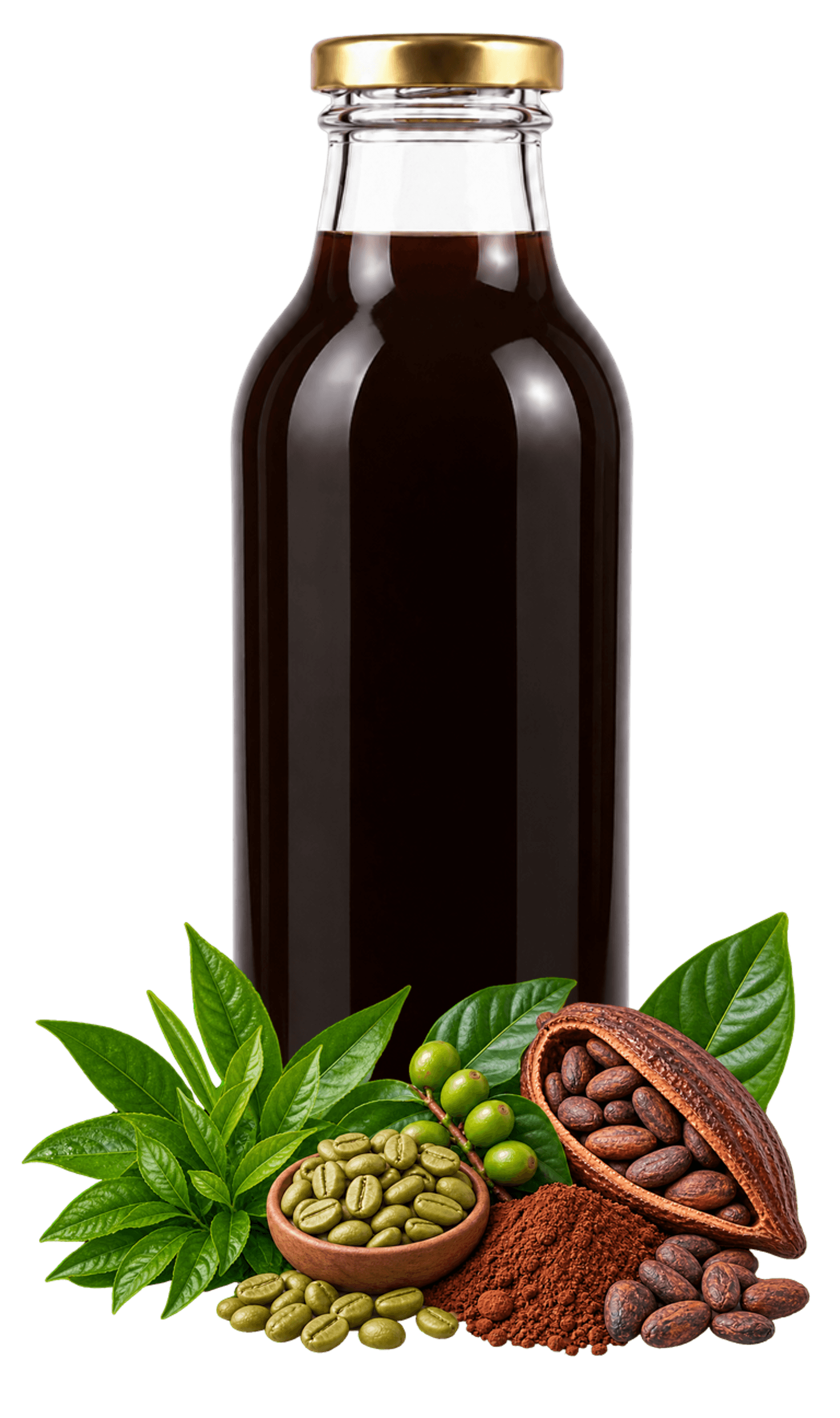 BioSyrup Té Verde, Café Verde & Cacao
